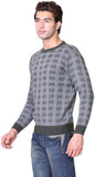 Riverside Solid Round Neck Casual Men's Sweater
