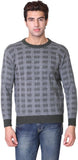 Riverside Solid Round Neck Casual Men's Sweater