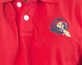 Well on Embroidered Men's Polo Neck T-Shirt