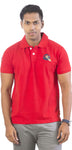 Well on Embroidered Men's Polo Neck T-Shirt