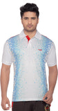 Wolf Printed Men's Polo Neck T-Shirt