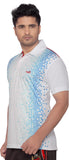 Wolf Printed Men's Polo Neck T-Shirt
