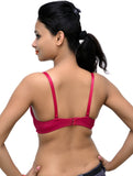 Wolfie RibbonMaroon118 Women's Push-up Bra