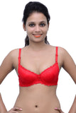 Wolfie LaceRed117 Women's Push-up Bra