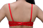 Wolfie LaceRed117 Women's Push-up Bra
