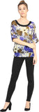 The Vanca Formal Short Sleeve Printed Women's Top