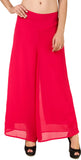 CHIKFAB Regular Fit Women's Blue, Black, Pink, Pink, White Trousers