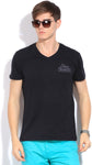 Wrangler Solid Men's V-neck T-Shirt