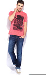 Wrangler Solid Men's Round Neck T-Shirt