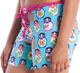 Nuteez Printed Women's Basic Shorts