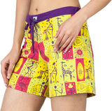 Nuteez Printed Women's Basic Shorts