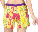 Nuteez Printed Women's Basic Shorts