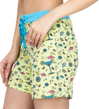 Nuteez Printed Women's Basic Shorts