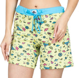 Nuteez Printed Women's Basic Shorts