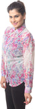 Dazzgear Women's Floral Print Casual Shirt