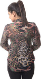 Dazzgear Women's Animal Print Casual Shirt