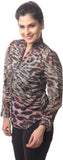 Dazzgear Women's Animal Print Casual Shirt