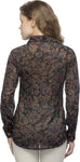 Wisstler Women's Floral Print Casual Shirt