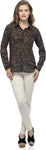 Wisstler Women's Floral Print Casual Shirt