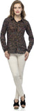 Wisstler Women's Floral Print Casual Shirt