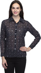 Wisstler Women's Printed Casual Shirt