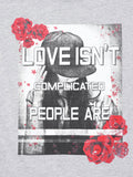 Silly People Graphic Print Women's Round Neck T-Shirt