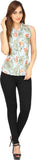 Duvi Women's Floral Print Casual Shirt