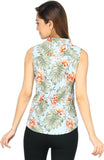 Duvi Women's Floral Print Casual Shirt