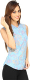 Duvi Women's Floral Print Casual Shirt