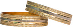 X Gold India Brass Bangle