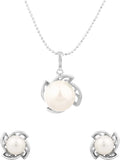 Voylla Artifictial Floral Plain Alloy Jewel Set