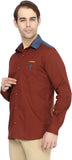 Parron Men's Solid Casual Shirt