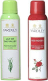 Yardley Lilly Of The Valley and Red Roses Combo Set