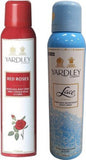 Yardley Red Roses and Lace Combo Set
