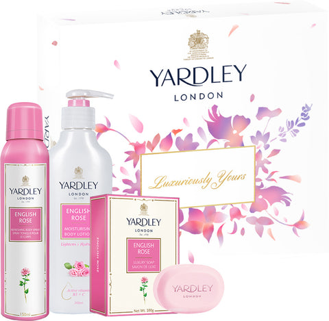 Yardley English Rose Festive Collection Pack Combo Set