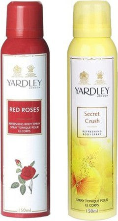 Yardley Red Roses and Secret Crush Combo Set