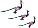 Sovam International Peacock With Meena Art Showpiece  -  4 cm