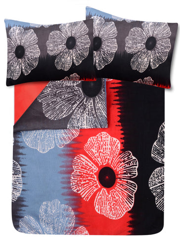 ZAIN Polyester 3D Printed Double Bedsheet
