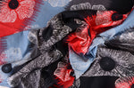 ZAIN Polyester 3D Printed Double Bedsheet