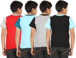 Zippy Printed Boy's Round Neck Multicolor T-Shirt