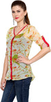 Zotw Women's Floral Print Casual Shirt