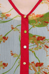 Zotw Women's Floral Print Casual Shirt