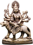 Craft Store India Hand Made Resin Durga Idol 7'x5' Showpiece  -  17 cm