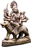Craft Store India Hand Made Resin Durga Idol 7'x5' Showpiece  -  17 cm