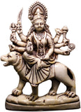 Craft Store India Hand Made Resin Durga Idol 7'x5' Showpiece  -  17 cm